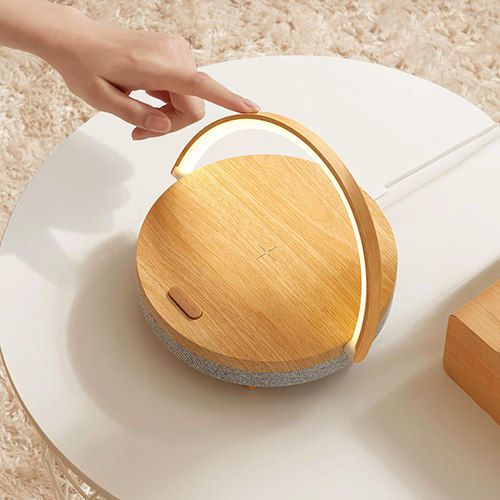EZVALO wireless charging music desk lamp Marble